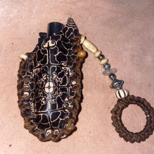 Leather lighter holder